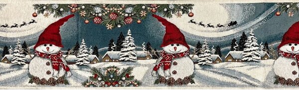 Runner Gobelin Pupazzo di neve Chenille IT07
