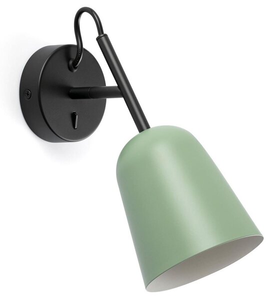 FARO 28259 - Applique STUDIO 1xE14/8W/230V verde/nero