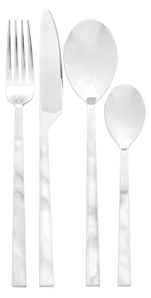 Posate in acciaio inox color argento 16 pezzi Avie - Premier Housewares