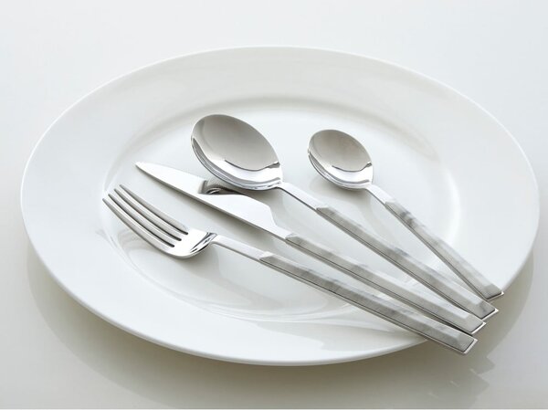 Posate in acciaio inox color argento 16 pezzi Avie - Premier Housewares