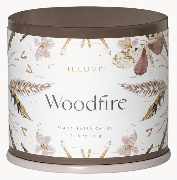 Candela profumata Vanity Tin (cedro, pelle scamosciata & ambra)