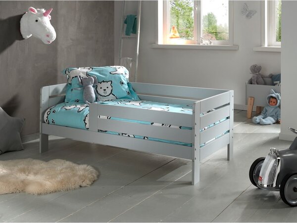 Letto Kid grigio, 70 x 140 cm Peuter - Vipack