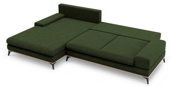 Angolo del divano letto verde chiaro, angolo sinistro Planet - Windsor & Co Sofas