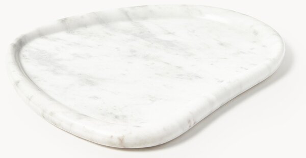 Vassoio decorativo in marmo Meringue, larg. 32 cm