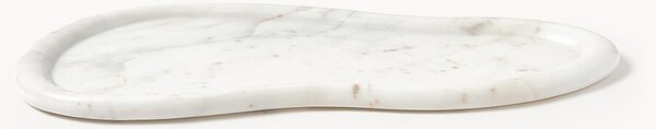 Vassoio decorativo in marmo Meringue, larg. 45 cm