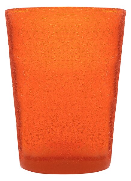 Bicchiere in Vetro (16 colori) Orange - Memento