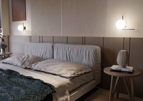 Plafoniera Moderna 1 Luce Perseo 1130/1G Acciaio Nero Vetro Opale