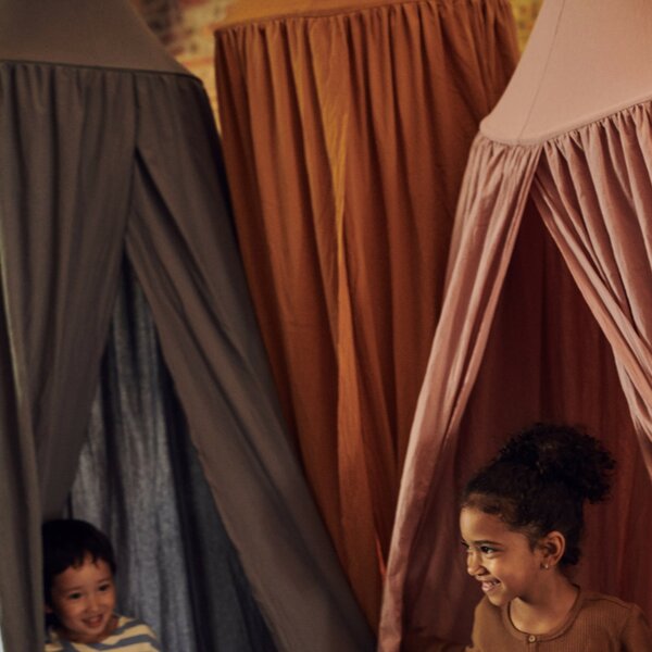 Tenda per Bambini in Cotone Canopy - 3 Colori Beige - Betty's Home