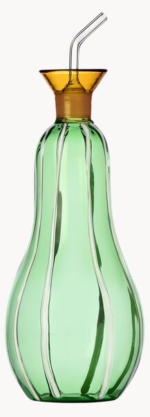 Dispenser aceto e olio in vetro borosilicato fatto a mano Vegetables