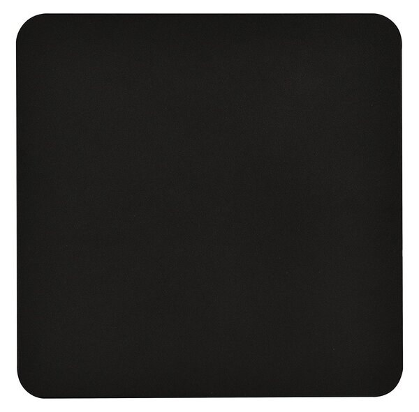 Applique Minimal Quadrata 1 Luce Indiretta Pavaka In Acciaio Nero