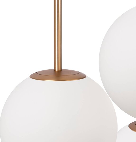Maytoni Lampada a sospensione in vetro Basic form, dimmerabile, Ottone / Oro, Cucina, Metallo, Moderno, Lampada a sospensione