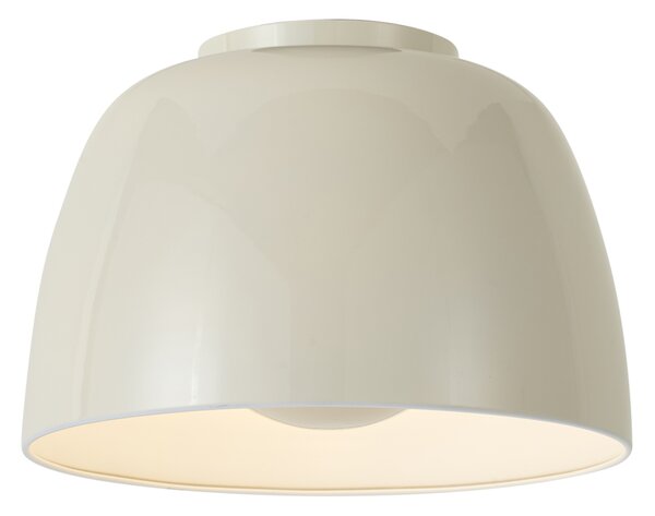Plafoniera retrò beige con interno bianco e LED dimmerabile a 3 fasi - Vera