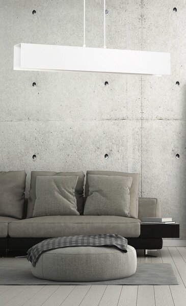 Lampadario Moderno 3 Luci Hsi Wang Mu In Acciaio Bianco