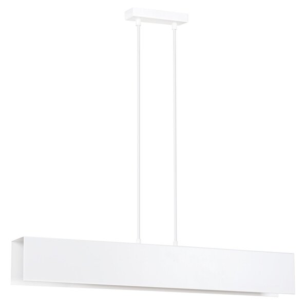 Lampadario Moderno 3 Luci Hsi Wang Mu In Acciaio Bianco