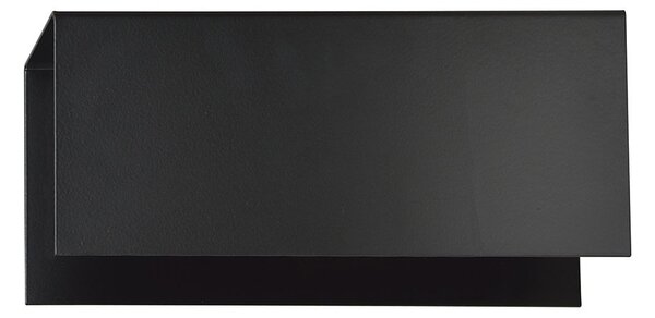 Applique Moderna 1 Luce Hsi Wang Mu In Acciaio Nero