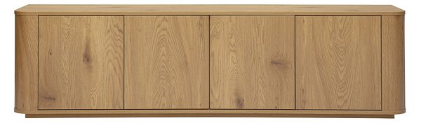 MOBILE TV finitura legno chiaro rovere 4 ante L180 cm NEGAN