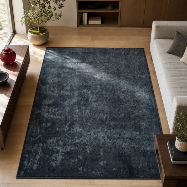 Tappeto in viscosa blu , 200 x 300 cm Margot Azul - Universal