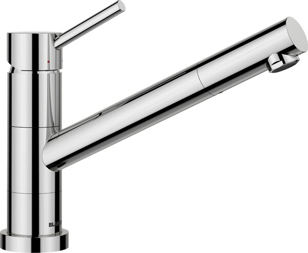 Miscelatore monocomando da cucina Blanco KANO-F, cromato lucido, montaggio su finestra, ribaltabile, 527959