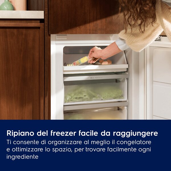 Electrolux Frigorifero da Incasso Combinato Capacit 231 Litri Classe E Raffreddamento Low Frost - KNA6LE16S