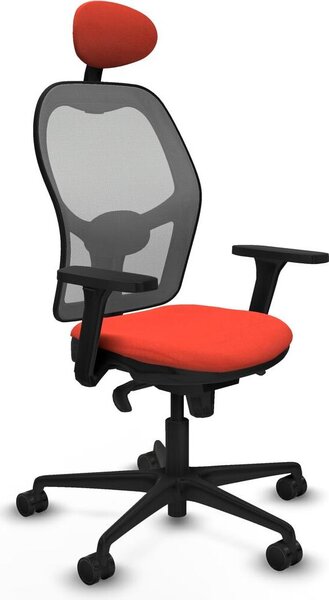 Sedia da ufficio con poggiatesta Jorquera Piqueras y Crespo 3D036N1 Arancione scuro