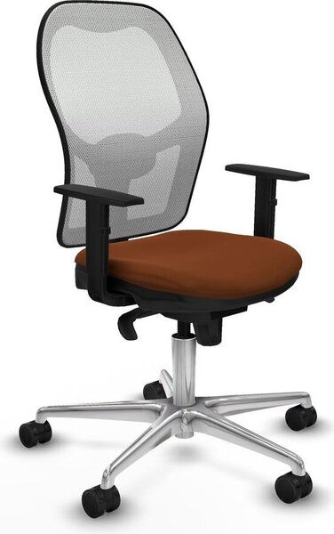 Sedia da ufficio Piqueras y Crespo 1D086N0 Bianco Marrone
