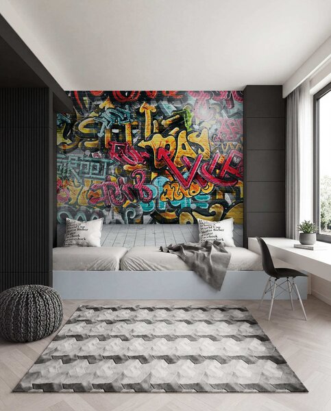 Carta da parati Pittura artistica, pittura e graffiti, Carta da parati per gli adolescenti, Carta da parati Camera per ragazzi, u56045 : Uwalls.it