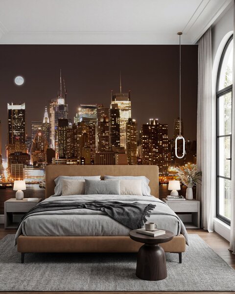 Carta da parati Lungomare di New York, Carta da parati Città, u57923 : Uwalls.it
