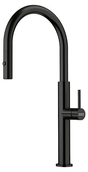 Franke Rubinetto da Cucina Pescara J Pull-Out Spray Nero 115.0741.695