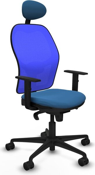 Sedia da ufficio con poggiatesta Jorquera Piqueras y Crespo 1D036N1 Blu chiaro