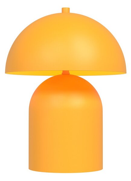 Lampada Da Tavolo Moderna Ennosigaeo Acciaio Arancione 2 Luci G9