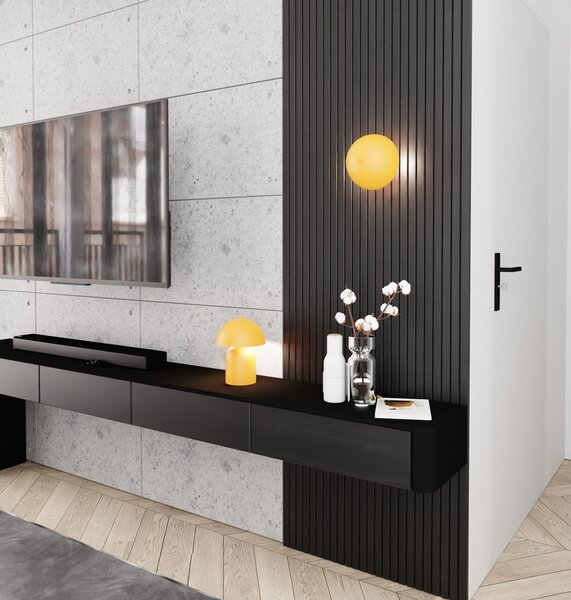 Lampada Da Tavolo Moderna Ennosigaeo Acciaio Arancione 2 Luci G9