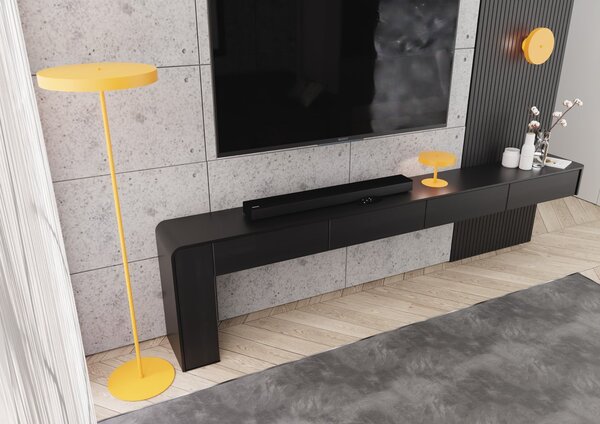 Applique Minimal Ennosigaeo Acciaio Arancione 2 Luci G9