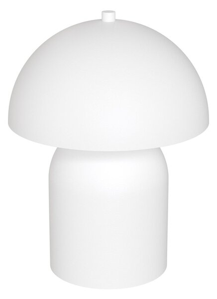 Lampada Da Tavolo Moderna Ennosigaeo Acciaio Bianco 2 Luci G9