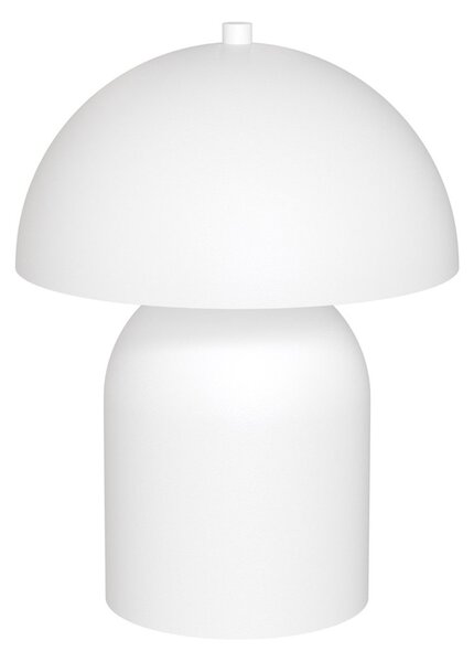 Lampada Da Tavolo Moderna Ennosigaeo Acciaio Bianco 2 Luci G9