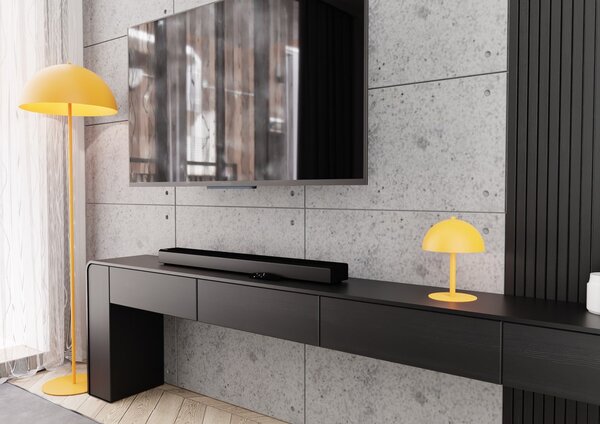 Piantana Moderno Pallade Acciaio Arancione 1 Luce E27