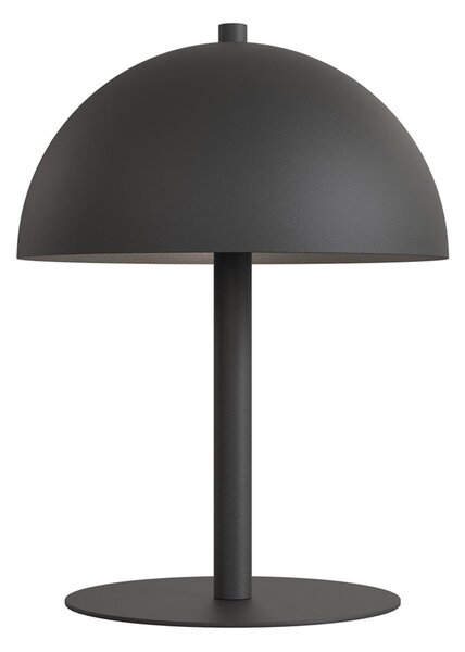 Lampada Da Tavolo Moderna Gradivo Acciaio Nero 2 Luci G9