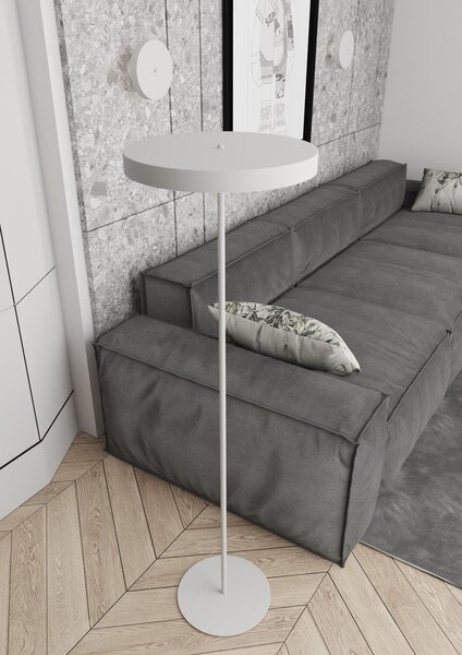 Applique Minimal Ennosigaeo Acciaio Bianco 2 Luci G9
