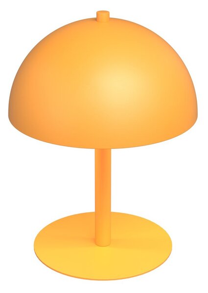 Lampada Da Tavolo Moderna Gradivo Acciaio Arancione 2 Luci G9