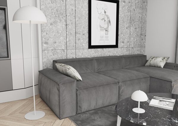 Lampada Da Tavolo Moderna Pallade Acciaio Bianco 2 Luci G9
