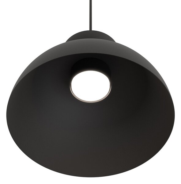 Lampadario Minimal Mulciber Acciaio Nero E Bianco 1 Luce Gx53