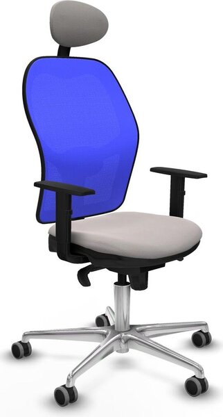 Sedia da ufficio con poggiatesta Jorquera Piqueras y Crespo 1D086G1 Bianco