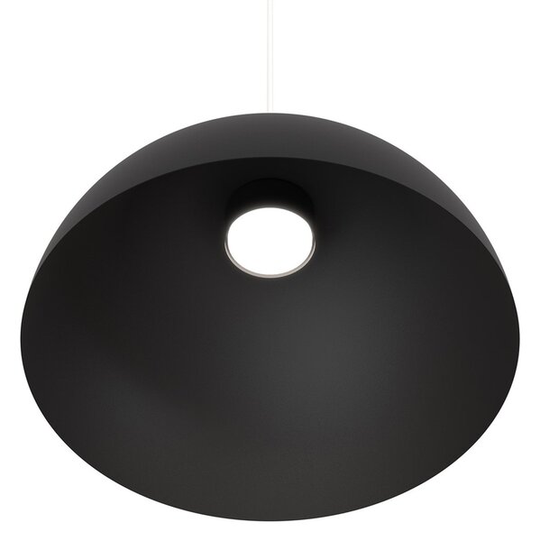 Lampadario Minimal Venus Acciaio Nero Bianco 1 Luce Gx53