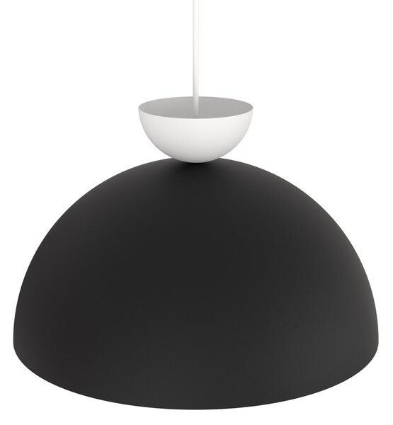 Lampadario Minimal Venus Acciaio Nero Bianco 1 Luce Gx53