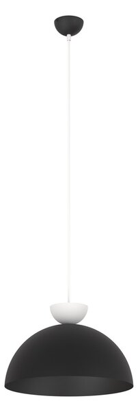 Lampadario Minimal Venus Acciaio Nero Bianco 1 Luce Gx53