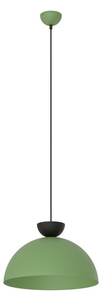 Lampadario Minimal Venus Acciaio Nero Verde Large 1 Luce Gx53