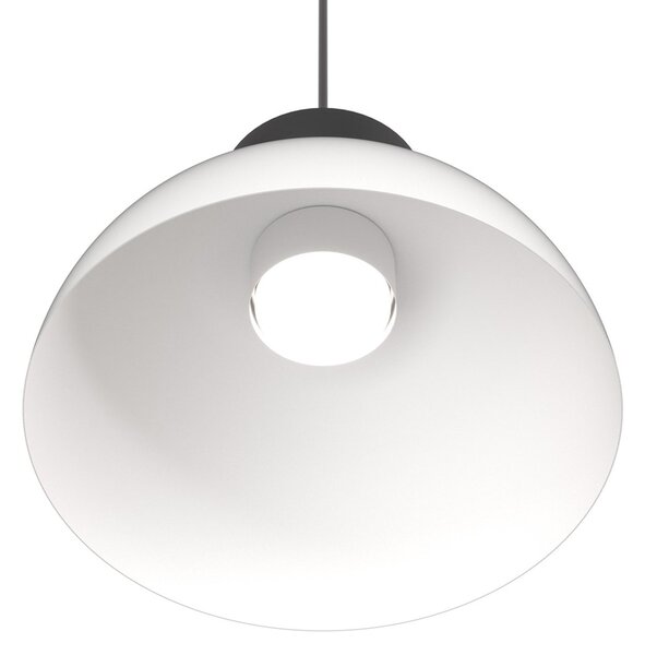 Lampadario Minimal Venus Acciaio Bianco Nero 1 Luce Gx53