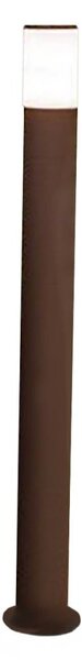Lampioncino esterno ip54 perenz sigaro 8328 e e27 led metallo alluminio acrilico corten opaco - Perenz