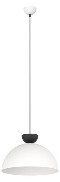 Lampadario Minimal Cyllenius Acciaio Bianco Nero 1 Luce Gx53
