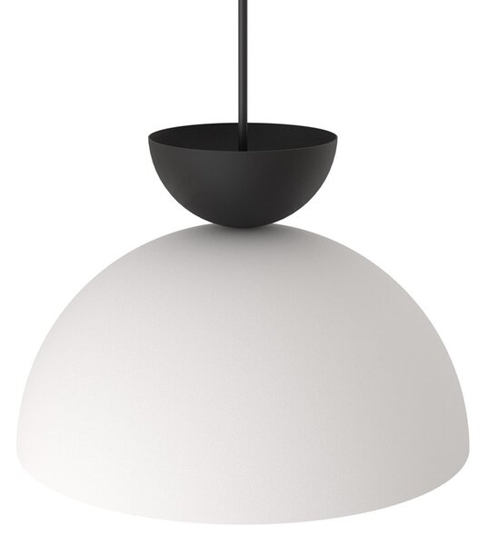 Lampadario Minimal Venus Acciaio Bianco Nero 1 Luce Gx53