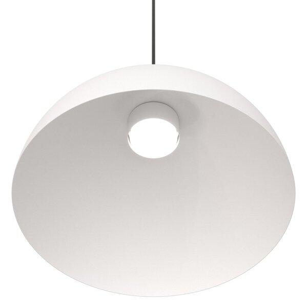 Lampadario Minimal Cyllenius Acciaio Bianco Nero 1 Luce Gx53